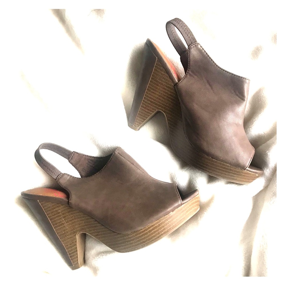 Peep Toe Booties by Kenneth Cole